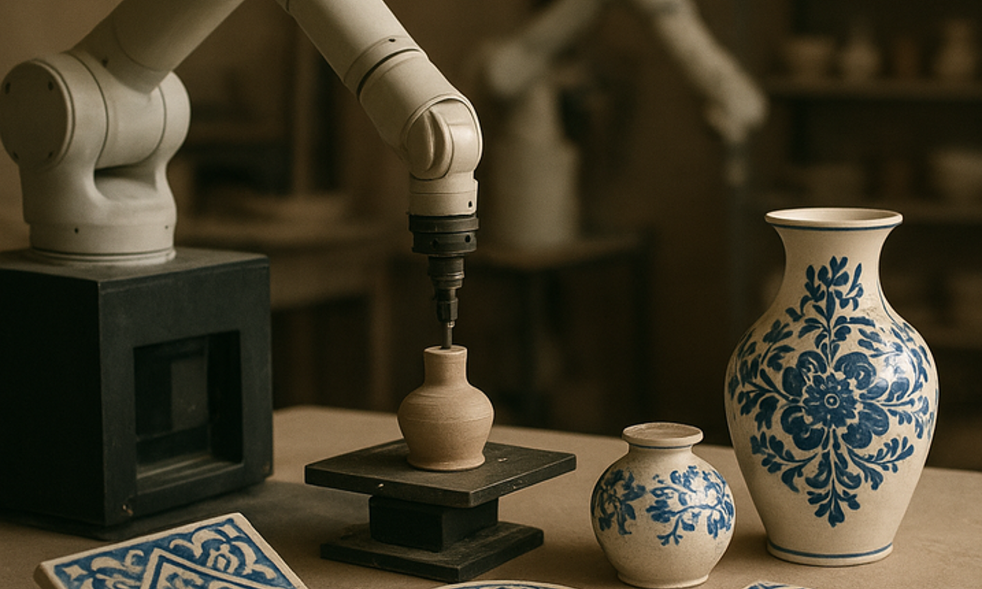 CERAMIC+_ cobot pincelado